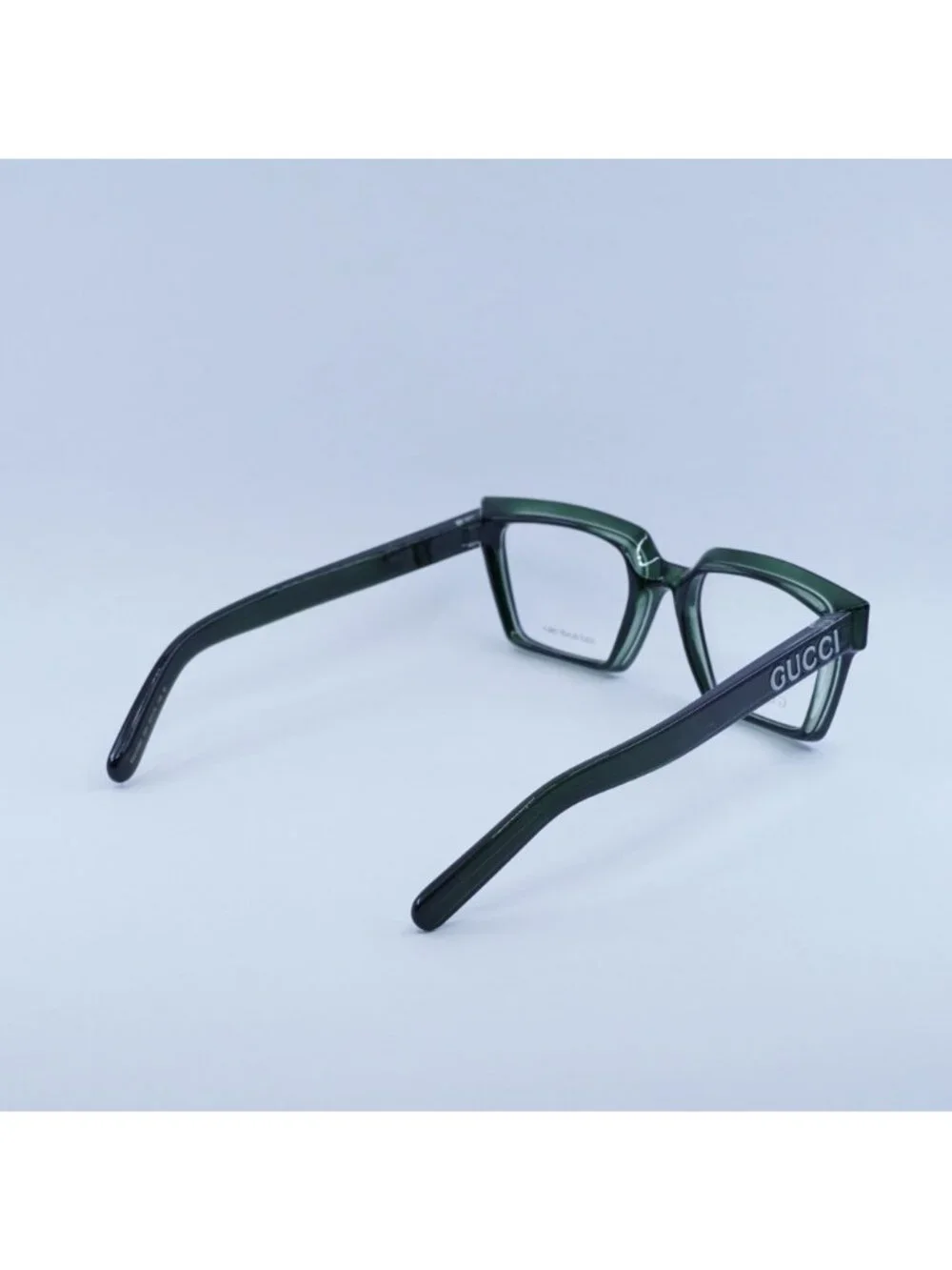 Gucci GG1725O 004 Eyeglasses Green 52mm Square Frame